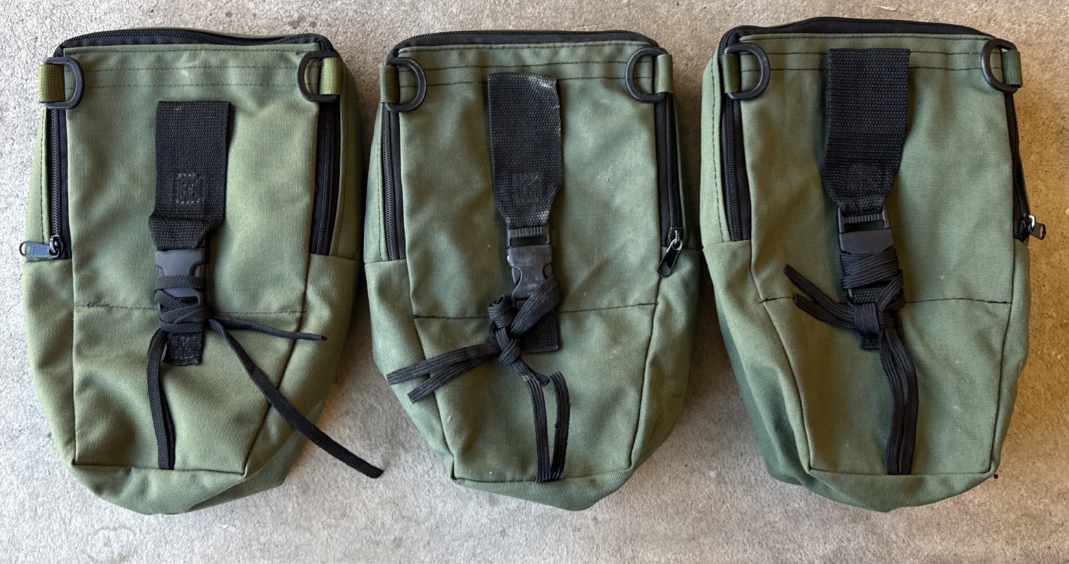 (3) AN/PVS-7 PVS-14 6015 PVS-7 Night Vision OD Green Carry Case NODS Bag