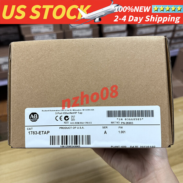 New 1783-ETAP Series A Allen-Bradley FW 2.002 3 Port Ethernet Tap 1783ETAP TX