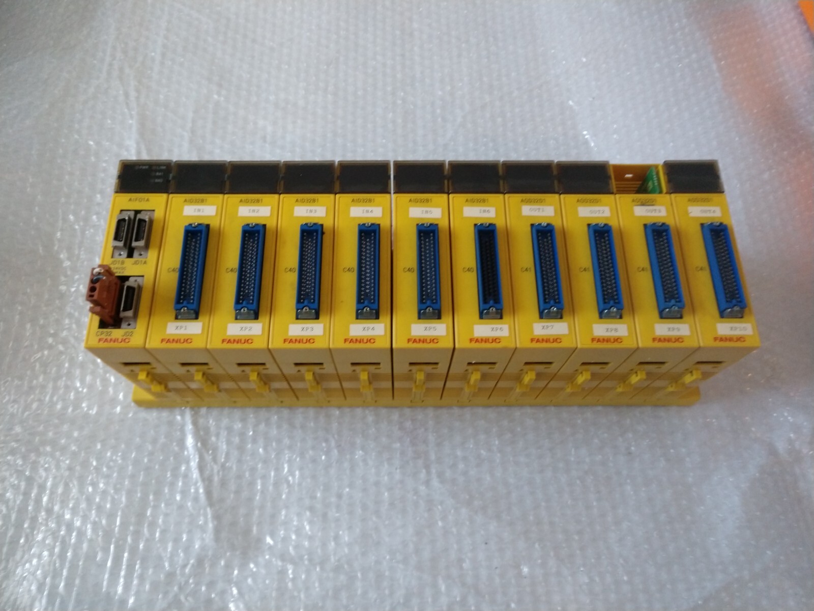 EUC-FANUC PLC UNIT, RACK AND MODULES A03B-0807-C001, A03B-0807-C011, AID32B1