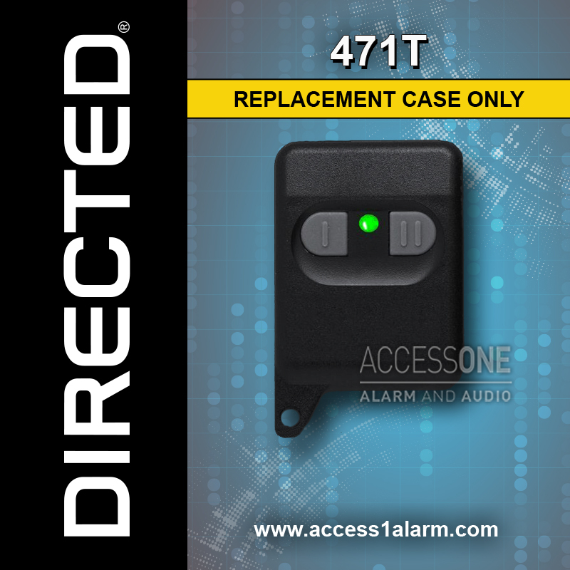 Viper 471T 2-Button Replacement Remote Control Case With Gray Buttons