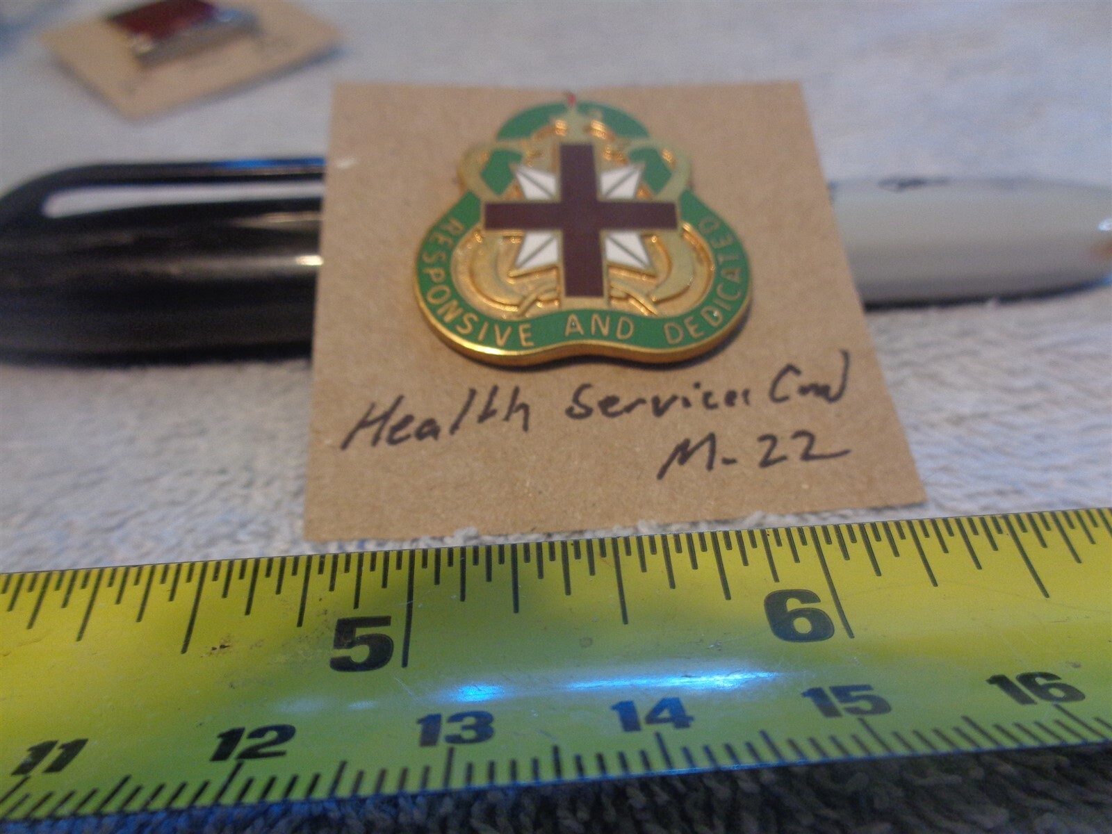 Health Services Command M-22 Unit Crest, DI, DUI (DRAW#B7)