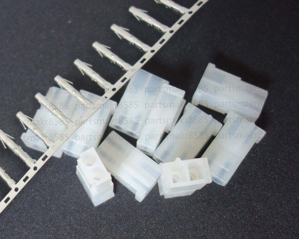 10pcs 2 Pin Position Strobe Bulb Power Supply Connector Kit Plug For Whelen