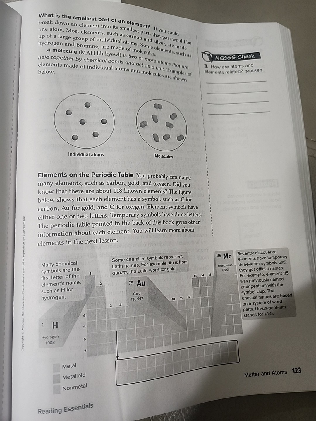 8th Grade 8 McGraw Hill Florida Science Comprehensive Course 3 Student Bundle