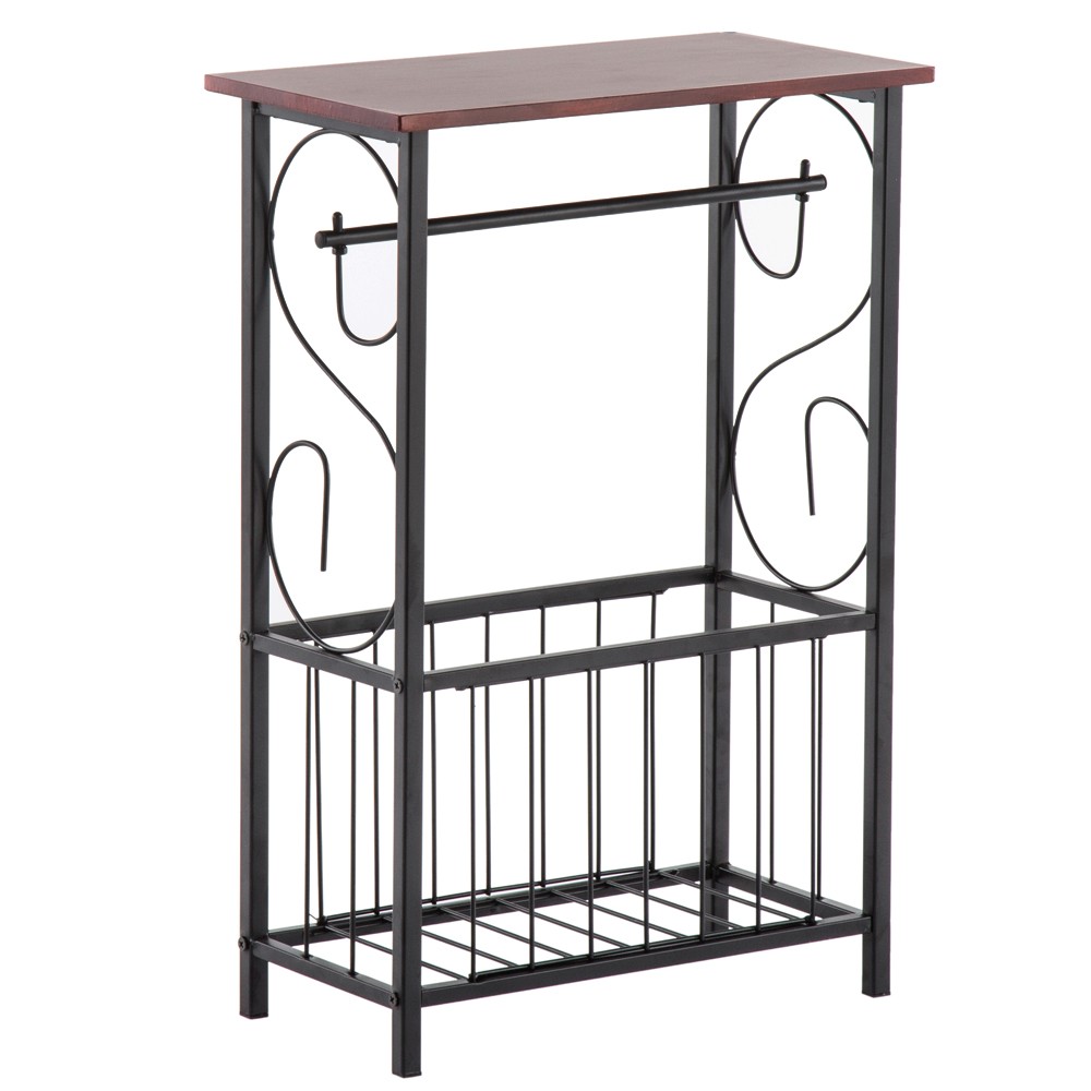 Waterproof Bathroom Side Table Indoor Portable Coffee Storage End Table