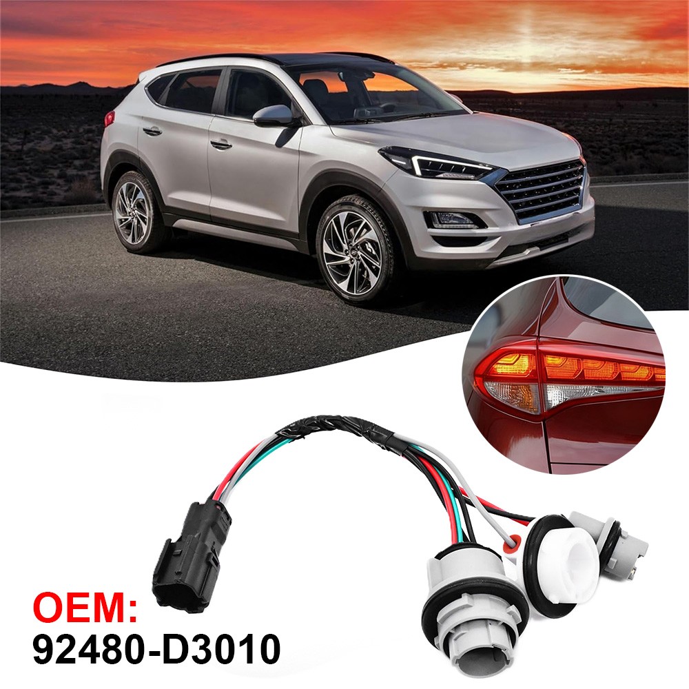 For Hyundai Tucson 2016-2018 Rear Tail Lamp Socket and Wire Assembly 92480-D3010