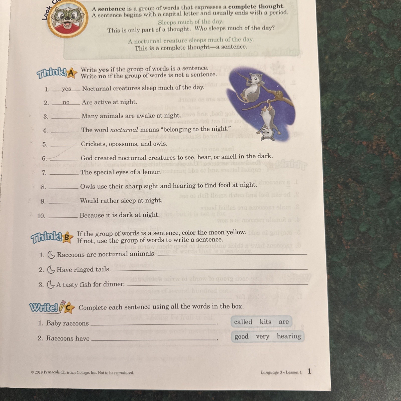 Abeka Language 3 Work Text, 5th Edition (2018) 3rd Grade
