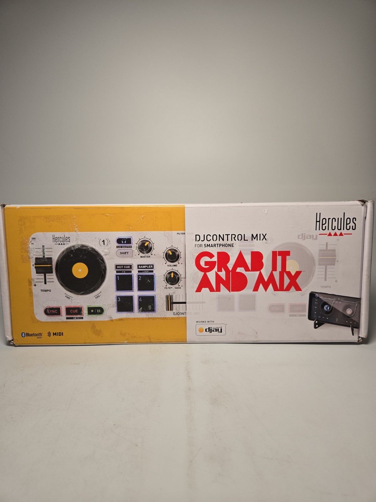 Hercules DJControl Mix Wireless Double Deck Controller - White