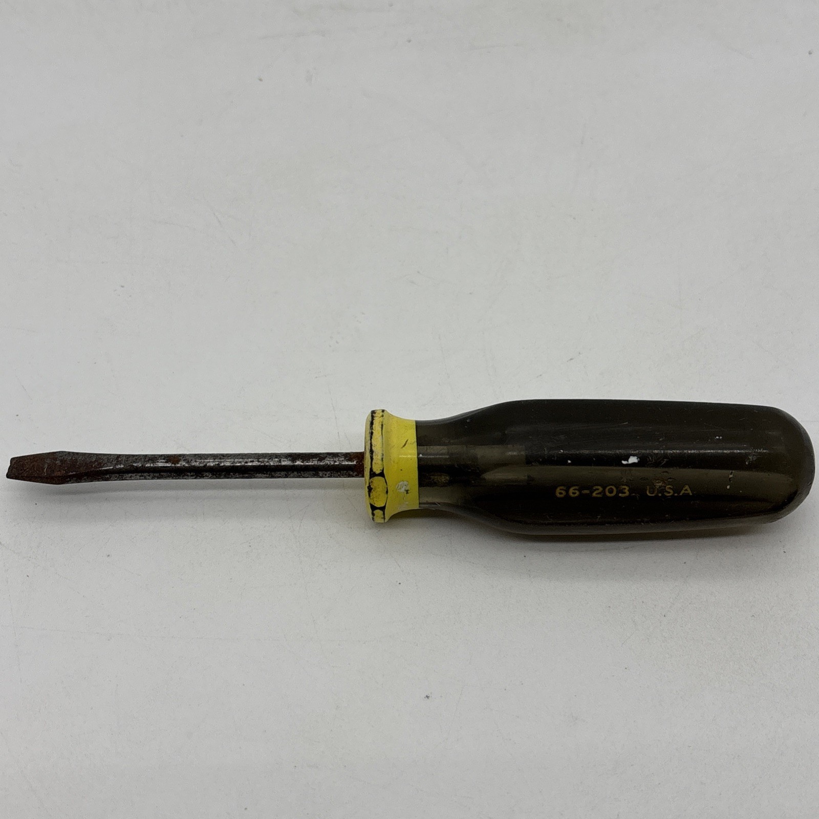 Stanley Workmaster Screwdriver Model 66-203 Flat Blade Made in USA