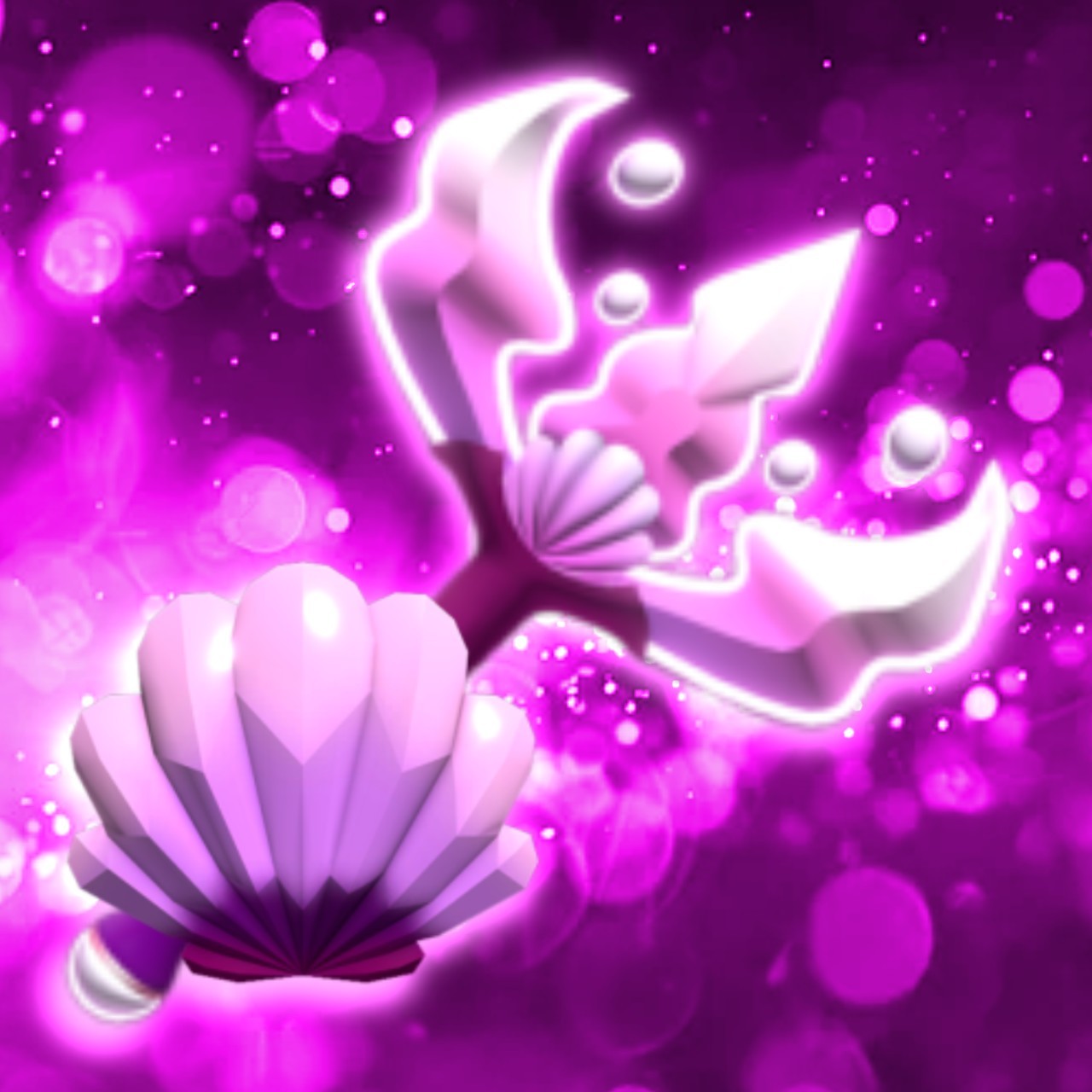 Flee The Facility Mystical Pink Trident Set FAST DELIVERY FTF