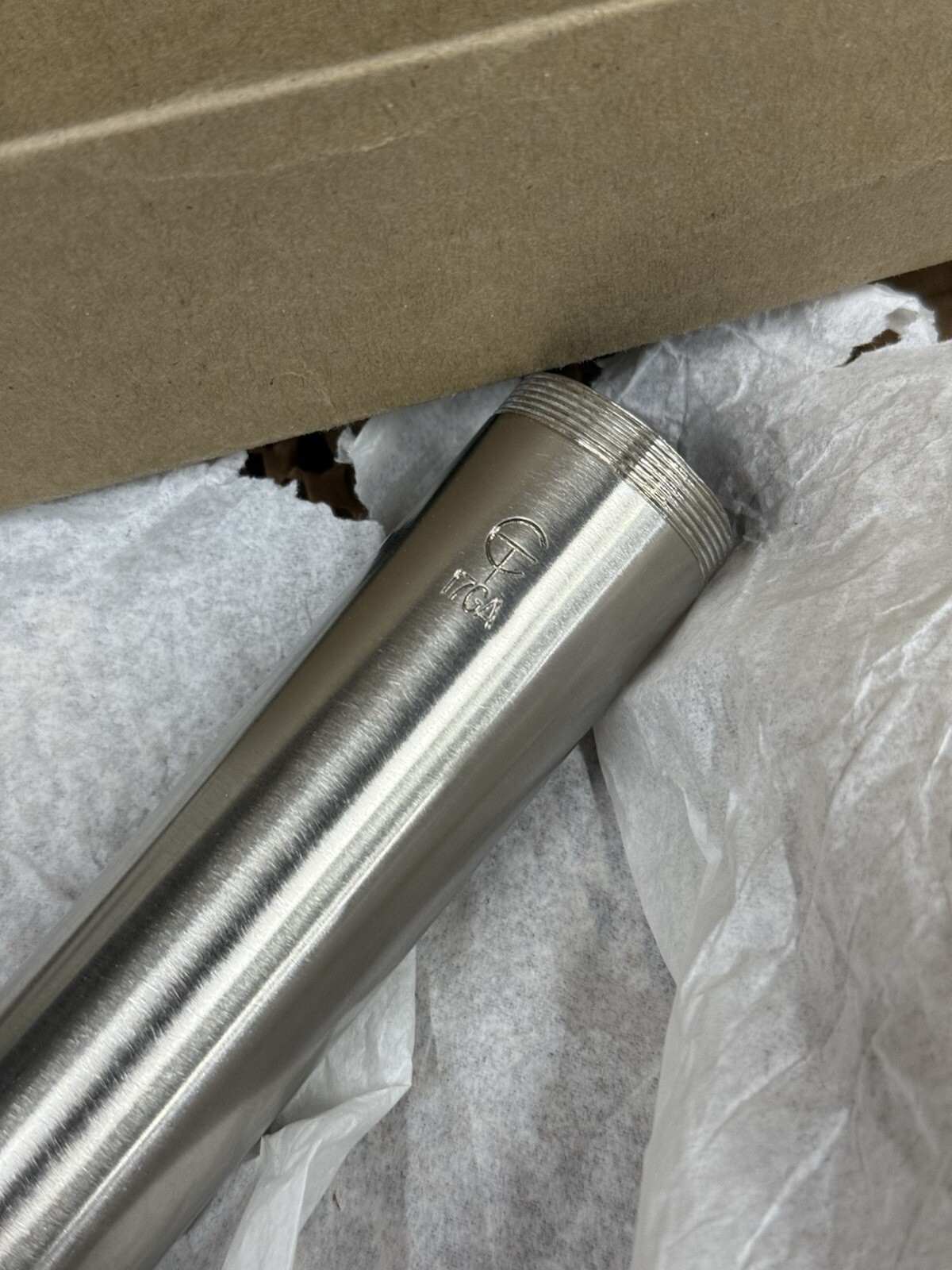 California Faucets 9070 Threaded Extension Piece - Satin Nickel