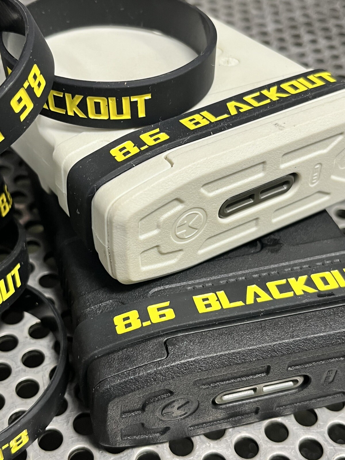 10 PACK of 8.6 BLACKOUT 8.6 BLK Magazine Mag ID Bands THICKER FREE SHIPPING!!