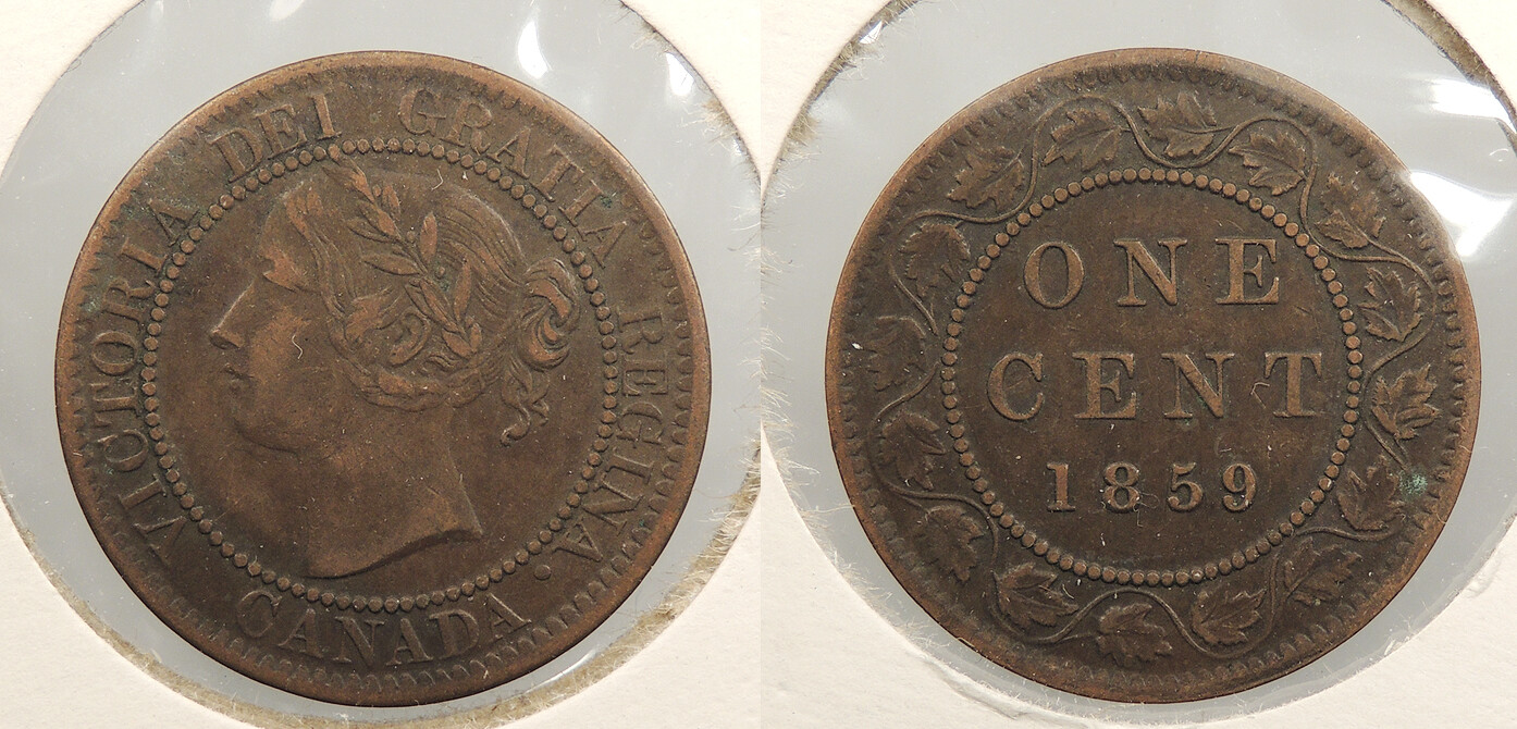 CANADA 1859 Cent Victoria #WC93545