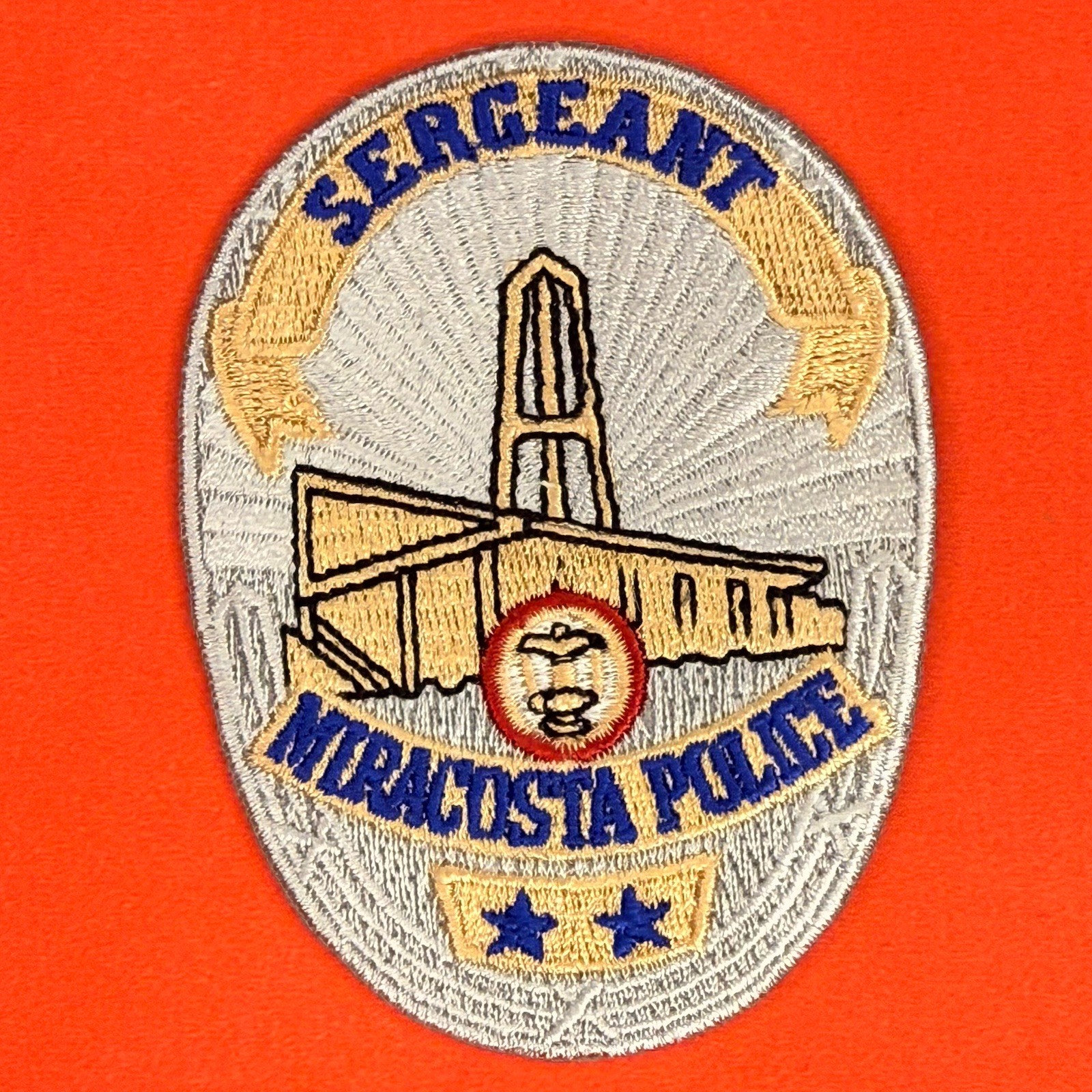 Miracosta College Oceanside California Police Department Sergeant Patch