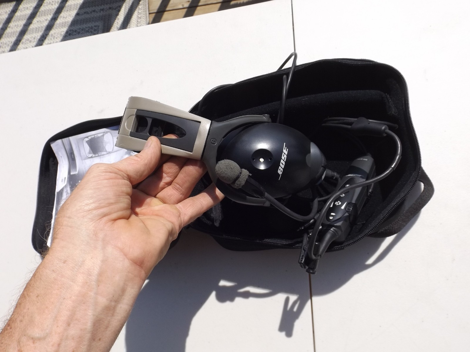 Used Bose X Aviation Headset AHX-32-01