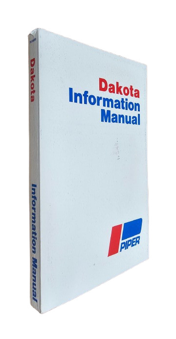 Dakota Information Manual Part # 761689 PB Piper PA-28-236 Aircraft 1978