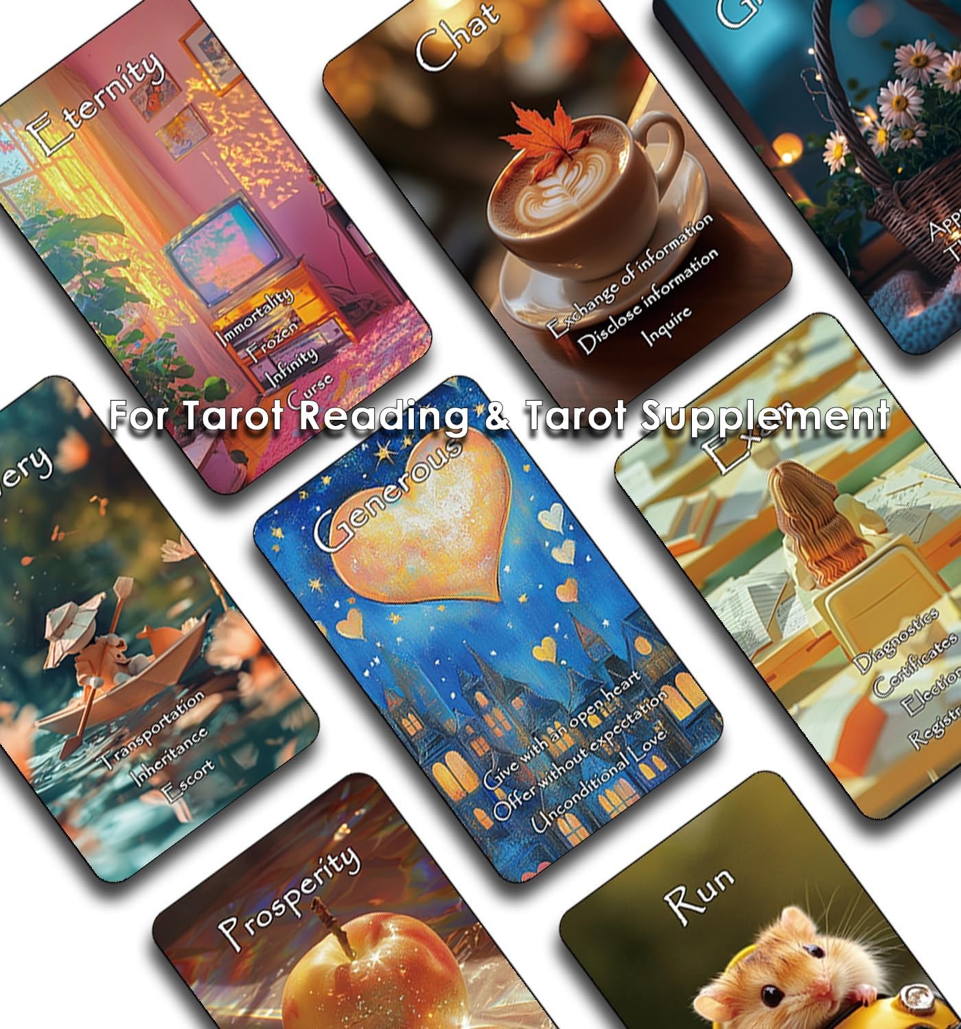 Intuition Oracle Cards Deck, A 78-Card Deck for Clarifying and Single Draws...