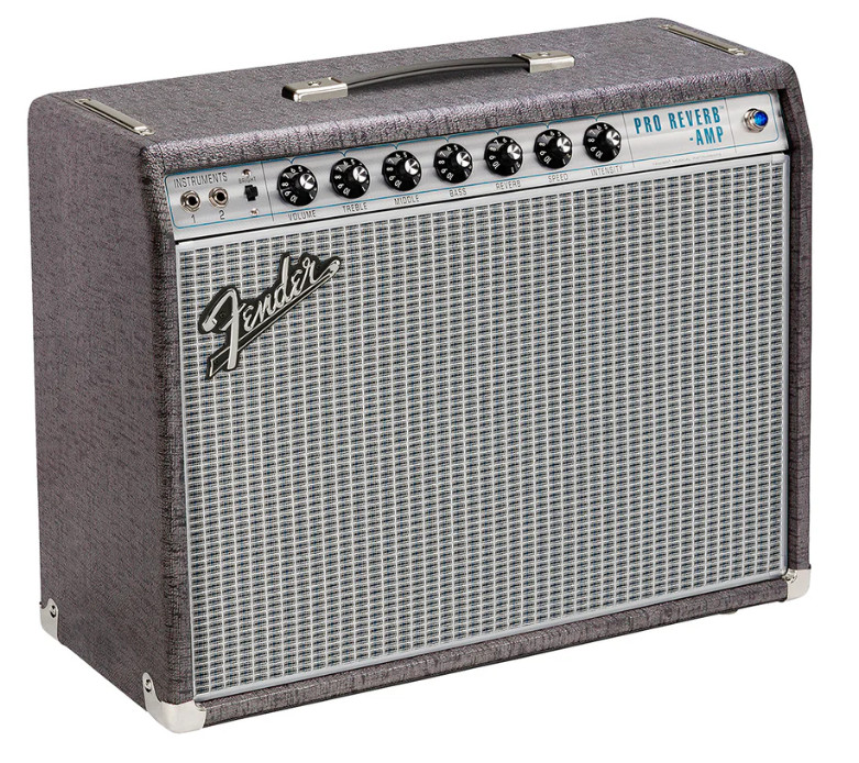 Fender '68 Custom Pro Reverb FSR Pewter 40-Watt 1x12 Combo Guitar Amplifier