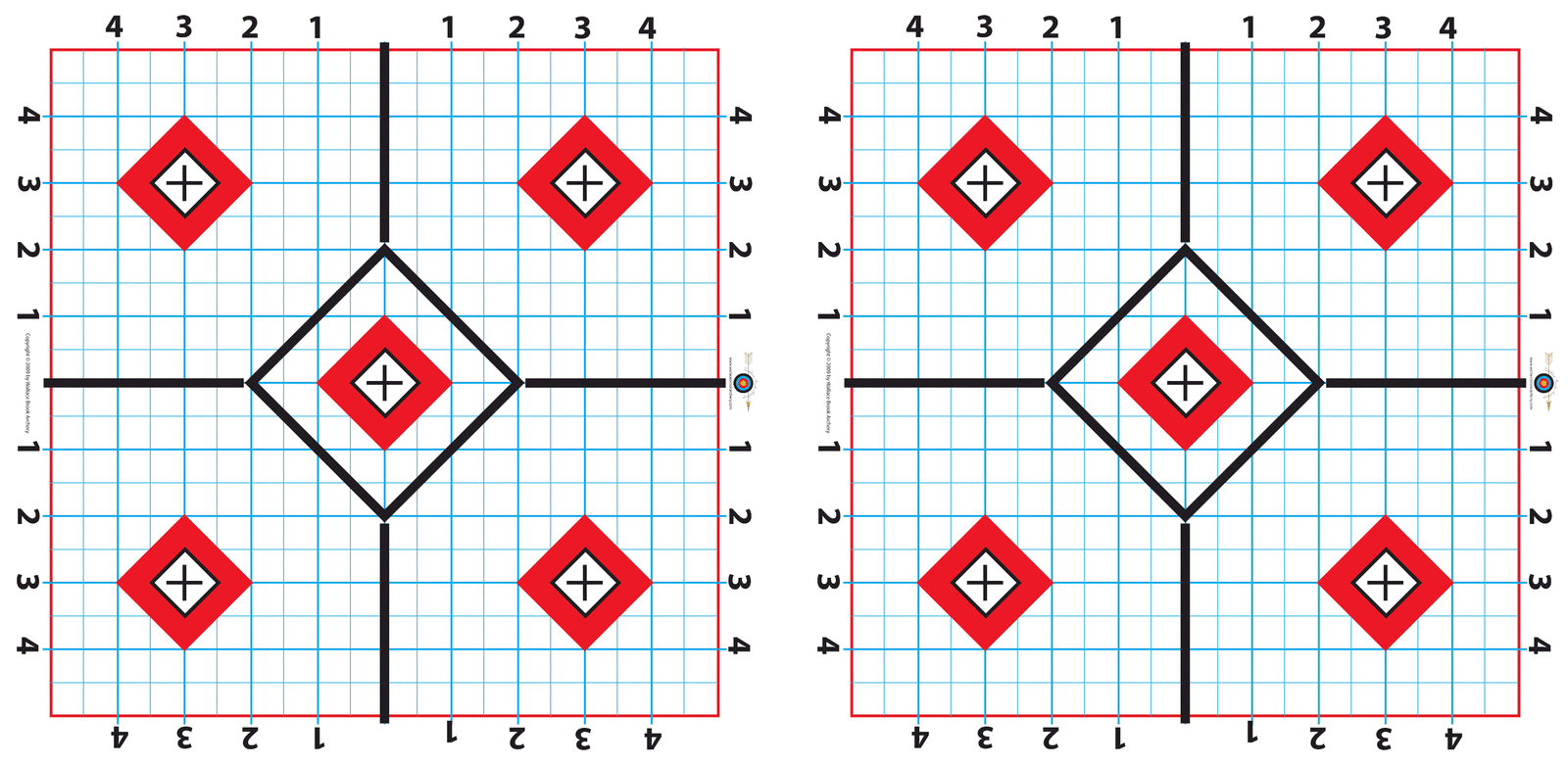 Long Range Rifle Target-Great for Sighting Scope-11.5 x 23.5 inchs-100 sheets