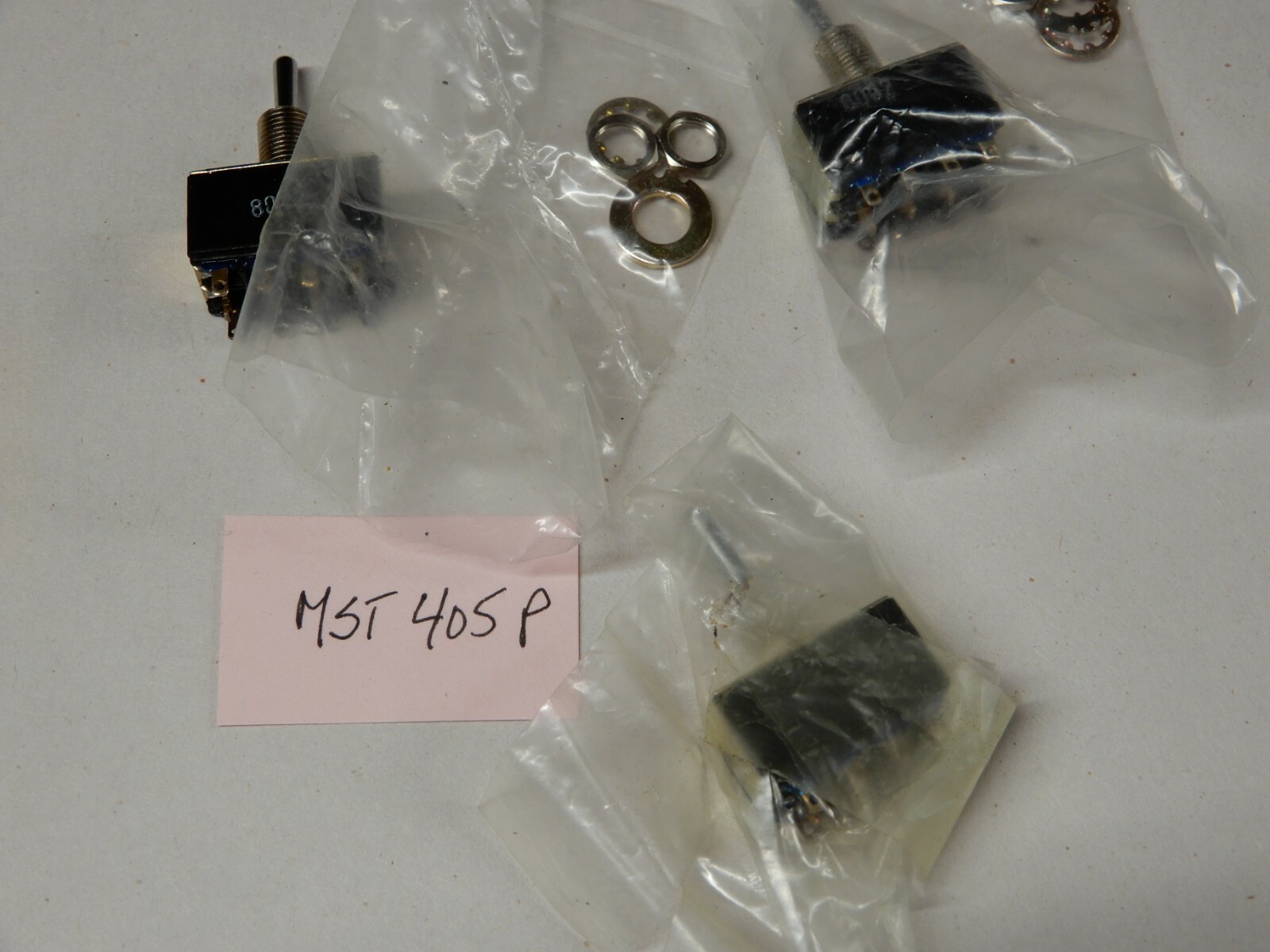 Alco MST405P Toggle Switches Qty 3 NOS