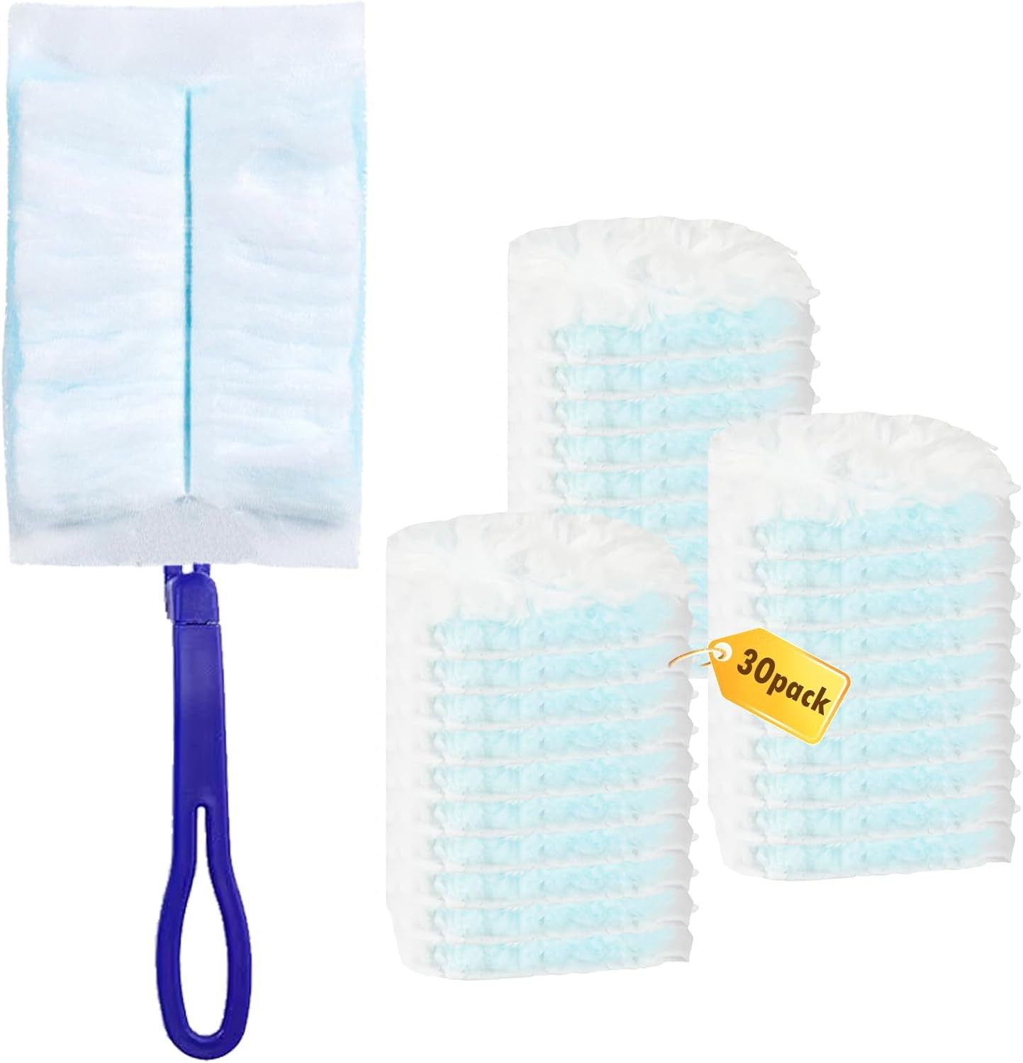30 Pack Duster Refills for Swiffer Dusters, Multi-Surface Duster Refills with 1