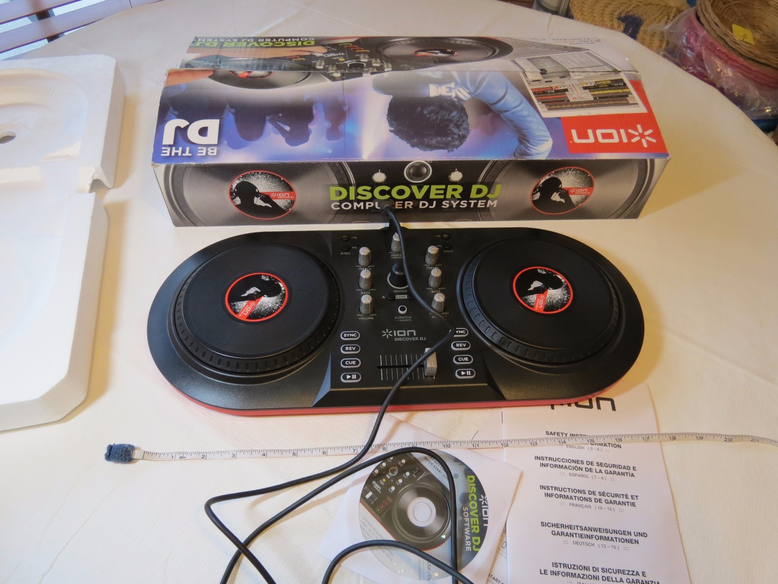 BE THE DJ discover computer system mixing ION scratch mixvibes software USB EUC
