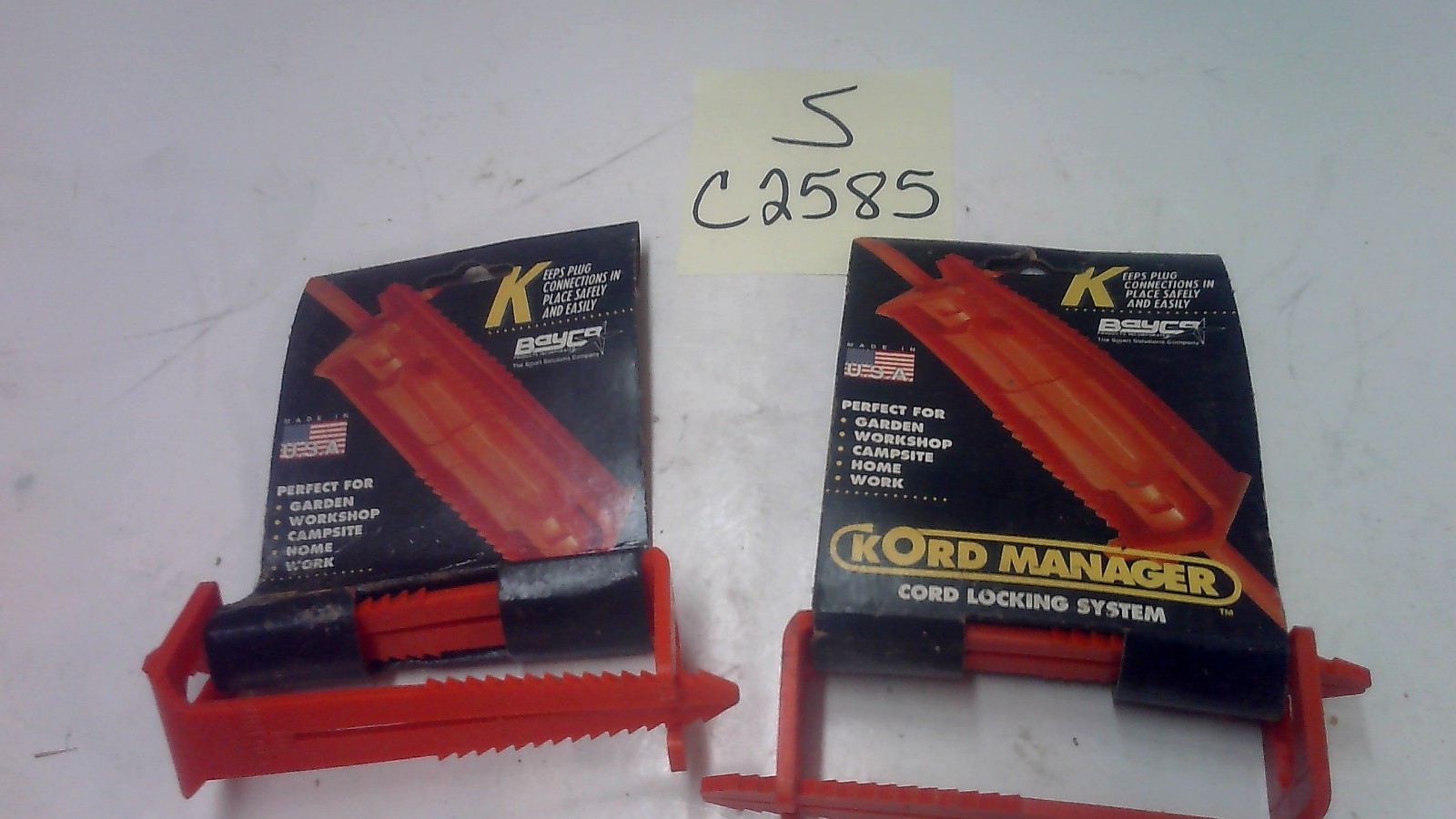 KORD MANAGER BY BRAYCO ( LOT OF 2) CORD LOCKING SYSTEM
