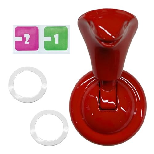 Car Push Start Button Cover, Metal Engine Start Stop Button Cover, Cool Red