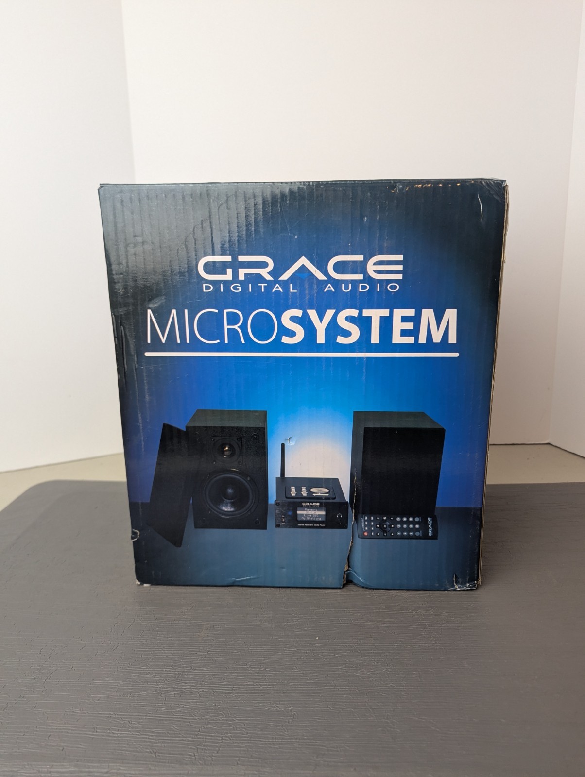 Grace Digital Internet Radio GDI-IRMS300 Media Player + Speakers (Tested)