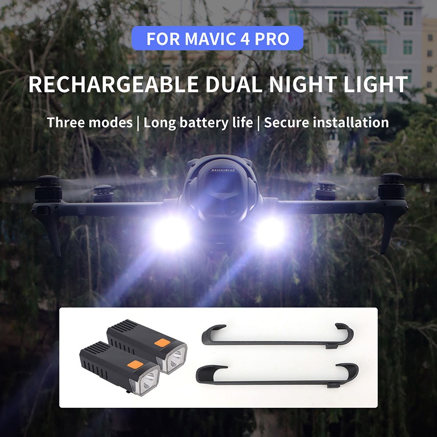 Searchlight LED Night Flight Lights Kit For DJI Mavic 4 Pro Drone Accessories