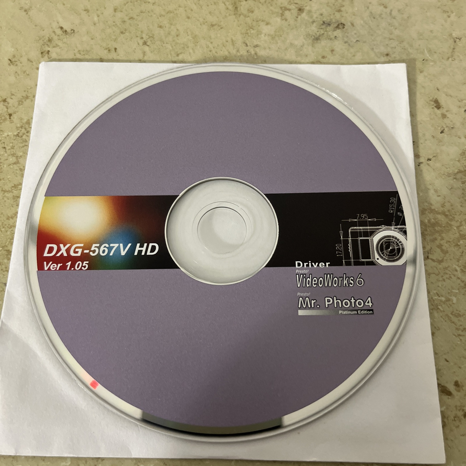 DXG-567V HD 720p 5.0 MP Mini Camcorder Driver Video Works Mr Photo CD