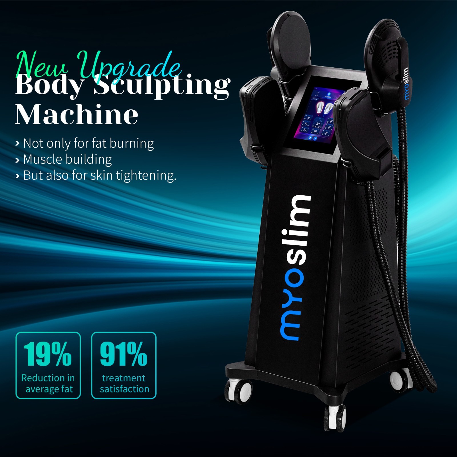 2026 MYOslim Body Shaping Fat Removal Muscles Toning Body Massage Salon Machine
