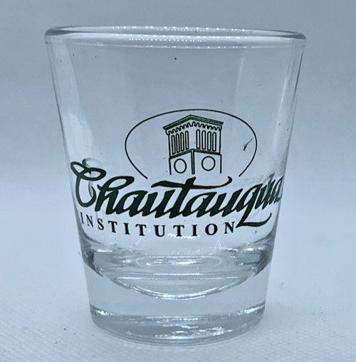 Shot Glass "Chautauqua Institution" Education Center/Summer Resort Souvenir