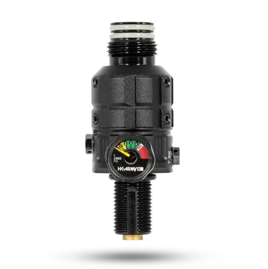 HK Army Paintball Turbine Pro 4500psi HPA Tank Regulator Standard Body Black