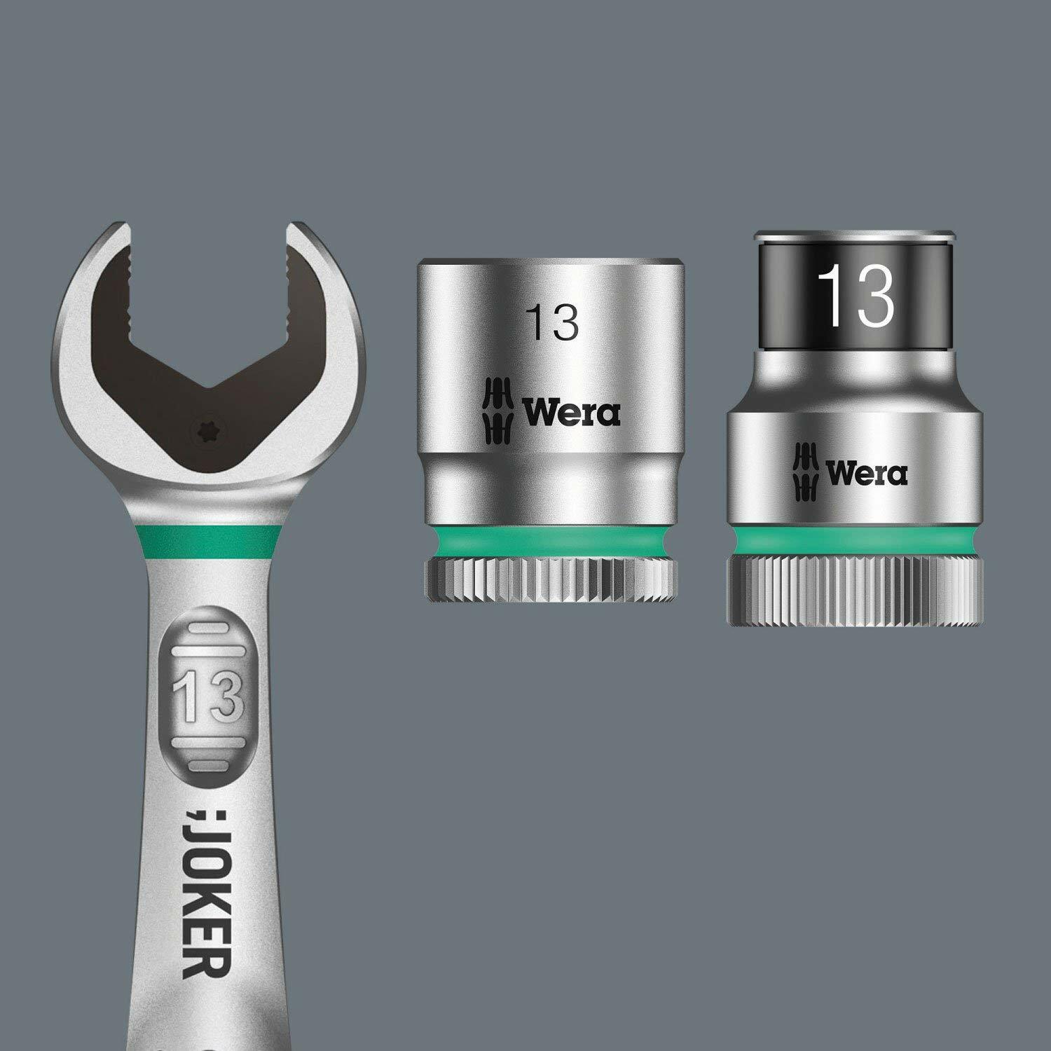 Wera 05003522001 8790 HMA Zyklop 1/4" Socket, 1/2" Hex Head