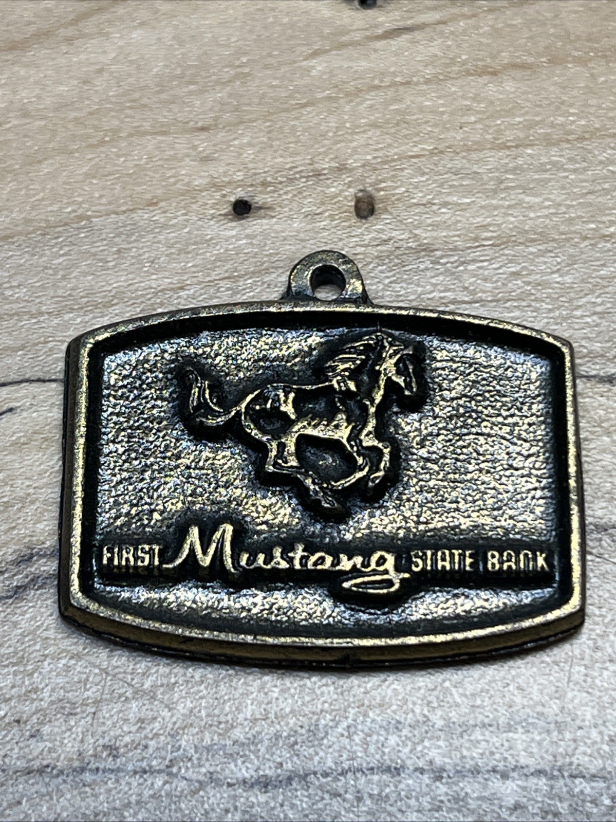 First Mustang State Bank Mustang, Oklahoma Key Fob *C897
