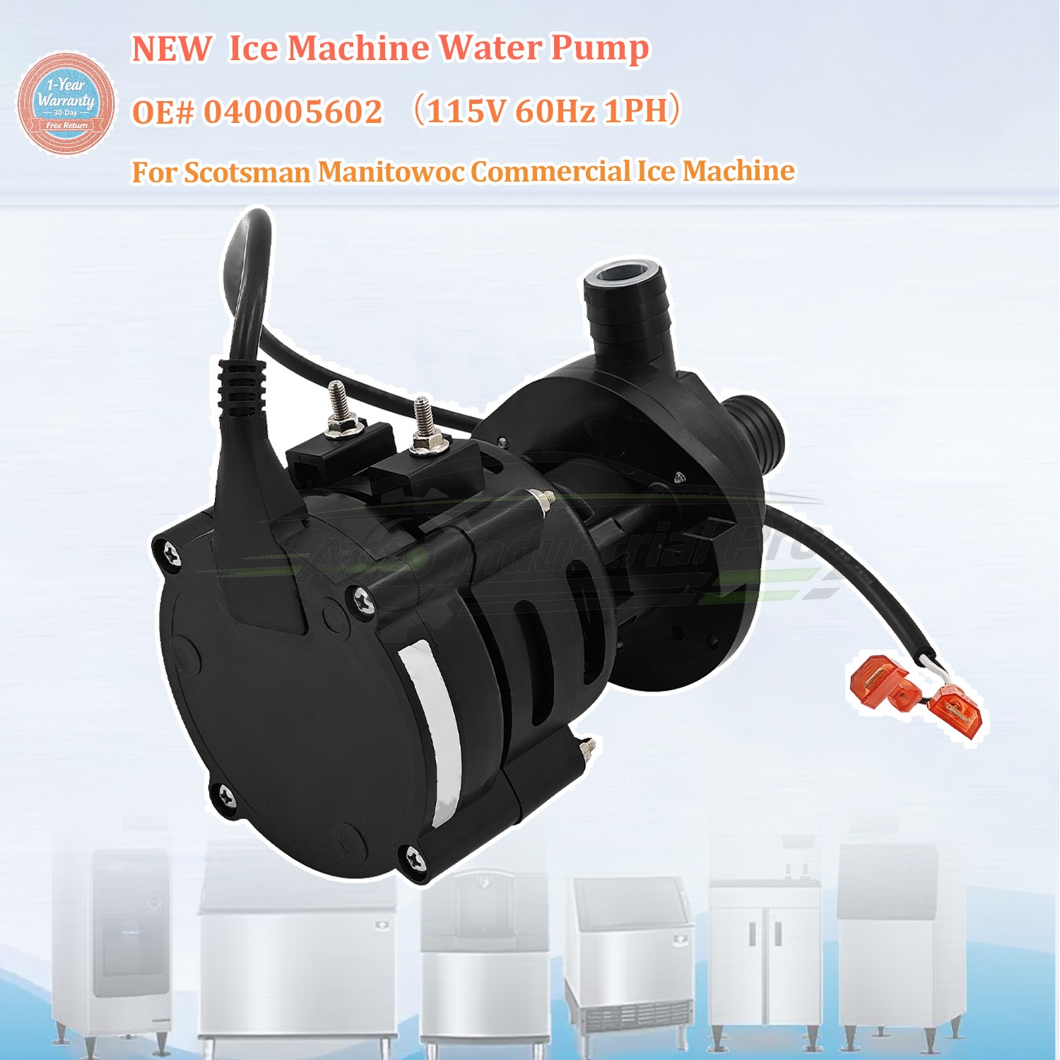 NEW 115V 60Hz Water Pump 040005602 For Scotsman Manitowoc Commercial Ice Machine