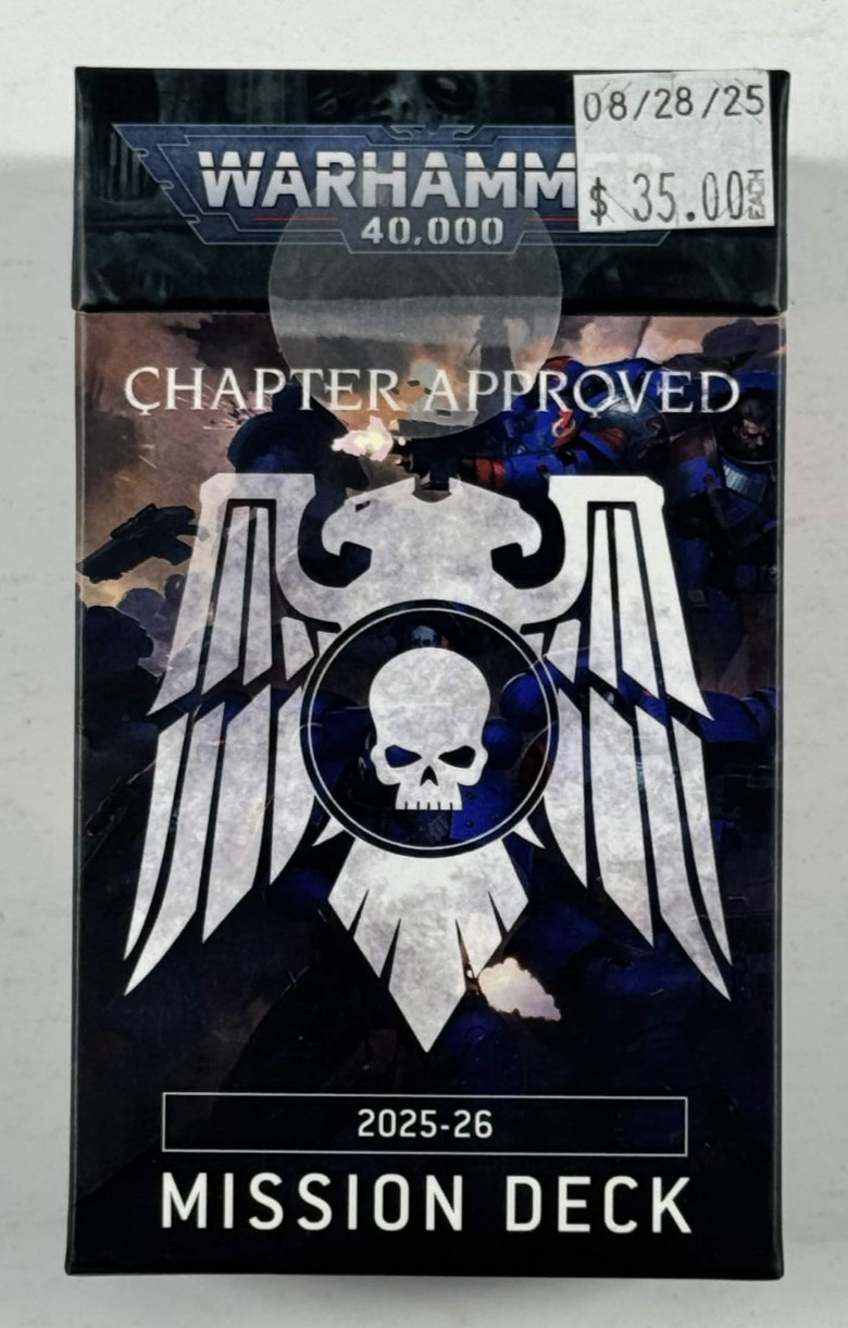 Chapter Approved: 2025-26 Mission Deck Warhammer 40K NIB
