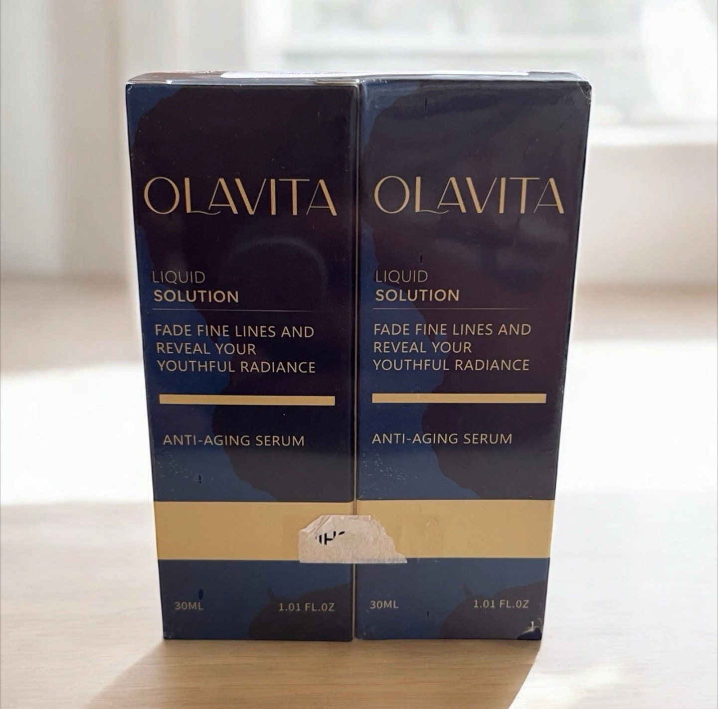 2 X OLAVITA Liquid Solution Anti Aging Serum 30 ml New Sealed! Pack