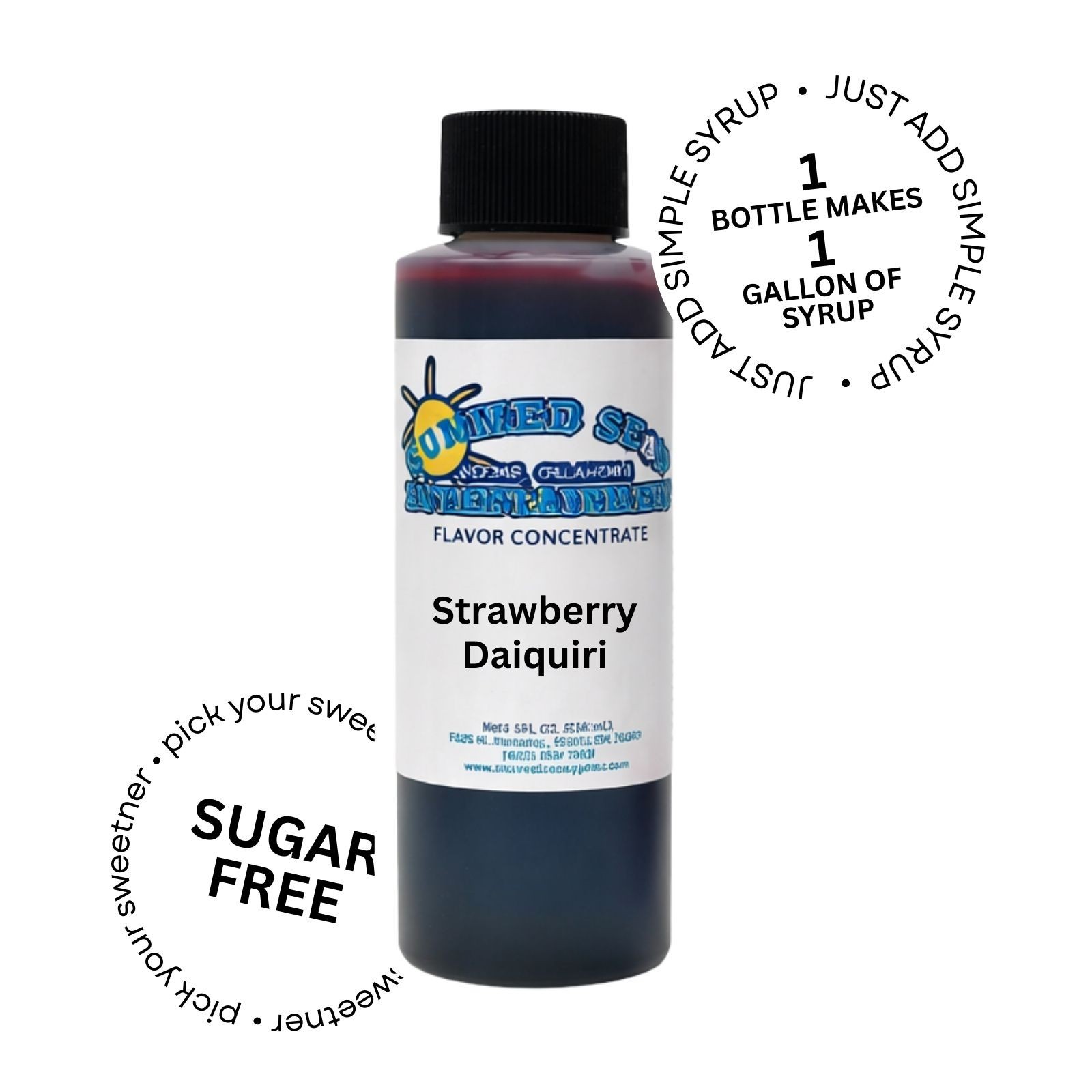 STRAWBERRY DAIQUIRI SYRUP MIX Snow CONE/SHAVED ICE Flavor GALLON CONCENTRATE #1