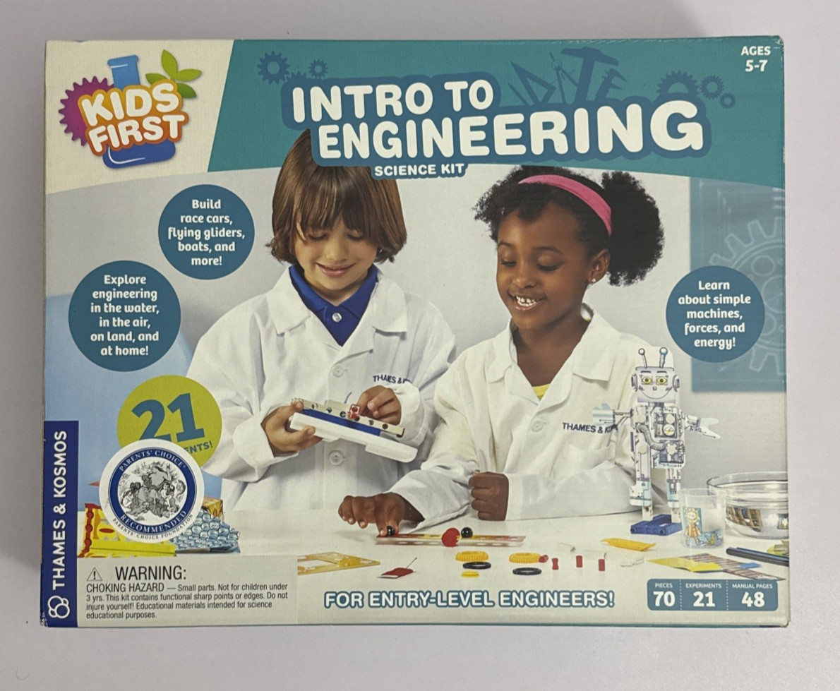 Intro to Engineering Science Kit Kids First Thames & Kosmos New in Box