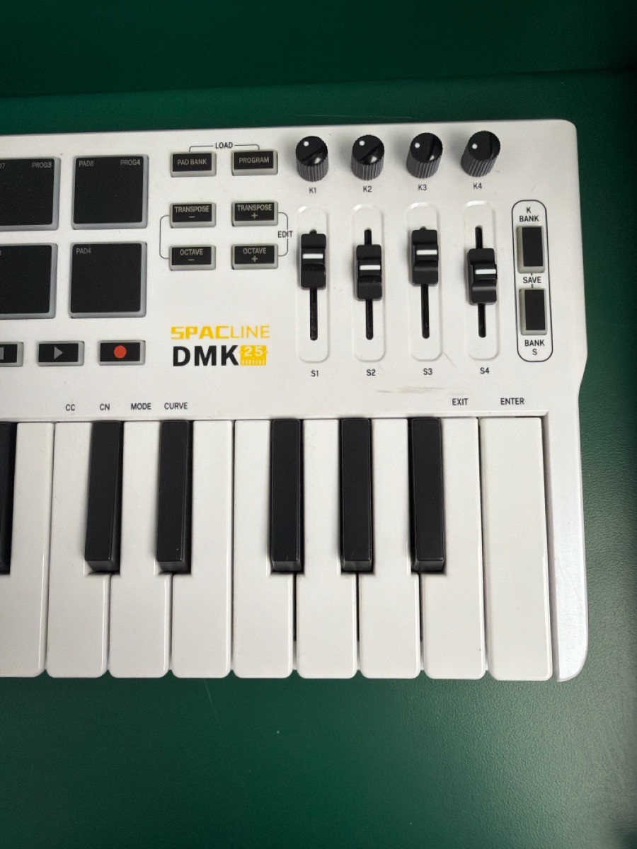 Donner DMK25 Pro MIDI Keyboard Controller - White (EZ5001261)