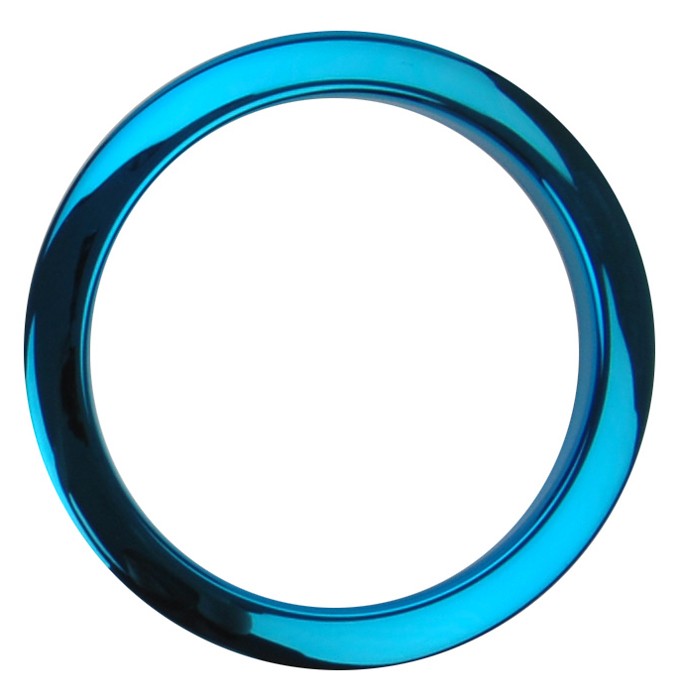 Bass Drum O's - HCB4 - 4" Blue Chrome Drum O's