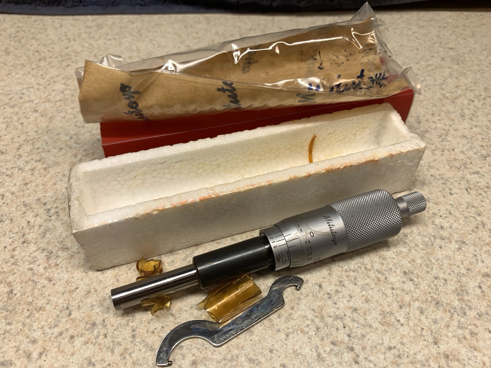 Machinist Tools: Mitutoyo 1" Micrometer Head (NOS) 151-238 .0001 grad