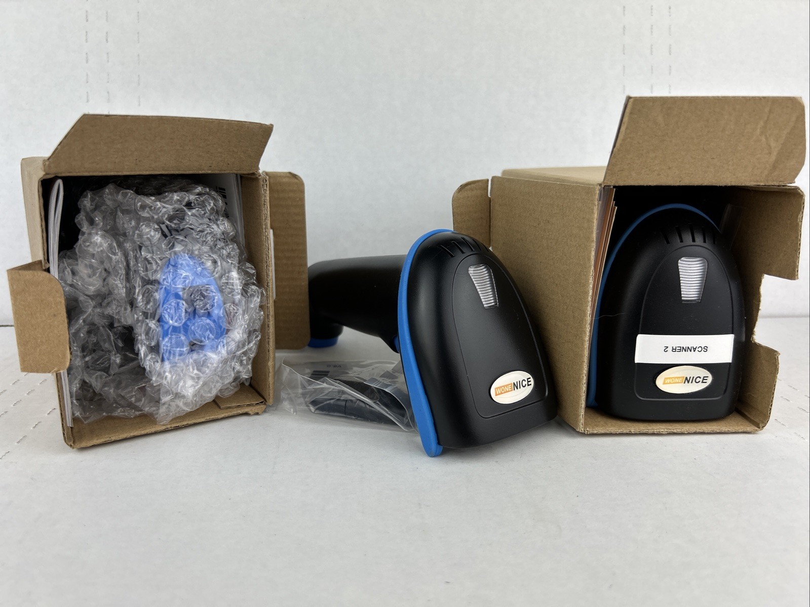 Lot Of 3 WoneNICE  WN6300 LASER BARCODE SCANNER