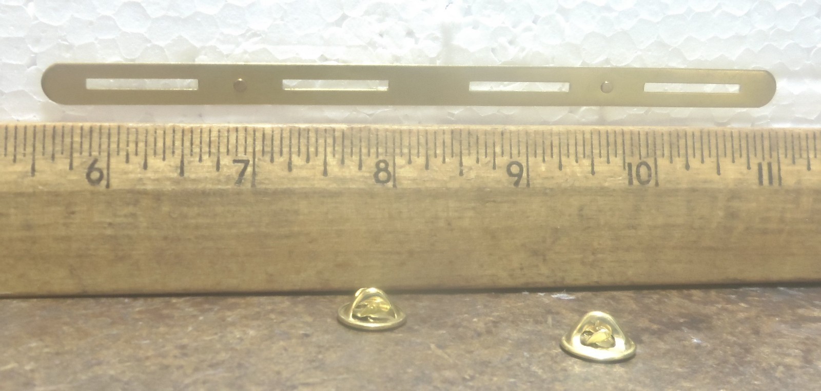 Brass Four Ribbon Bar Holder