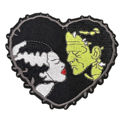 Halloween Frankenstein Bride Monster Horror Scary Movie Patch, Iron On/Sew On