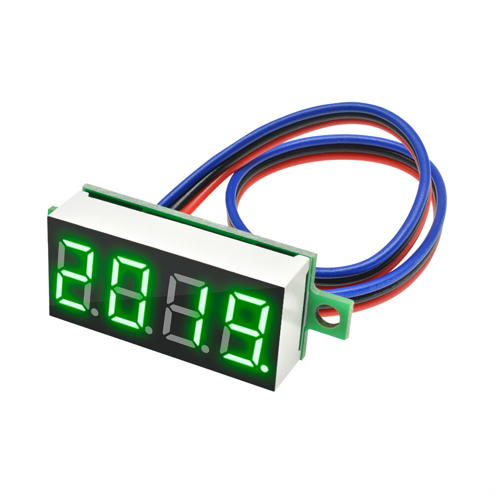 0.36" Digital 4-Digit Voltmeter LED 0-100V Voltage Tester Panel Meter 3-Wire