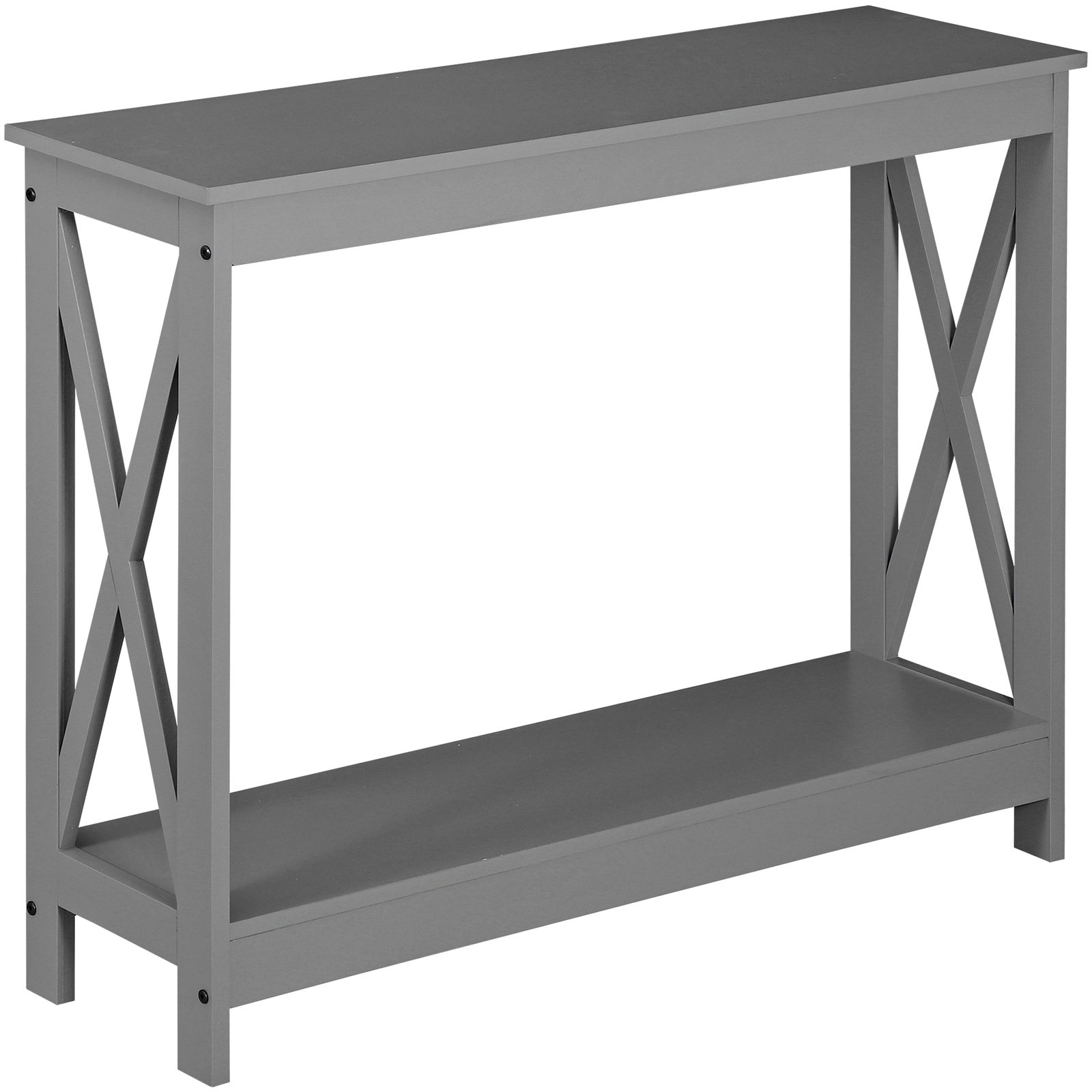 39" Console Table Along Bed Accent Side Stand Display Storage Shelf Entryway
