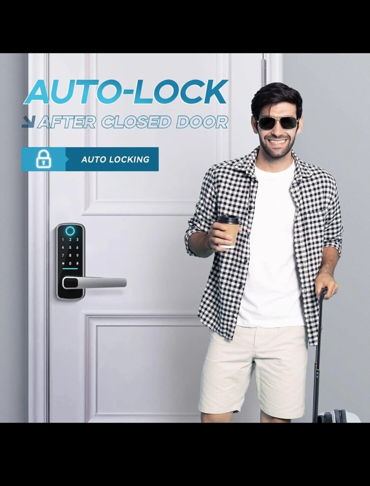 OLUMAT Smart Lock | Keyless Entry Door Lock Fingerprint Lock | NEW OPEN BOX!