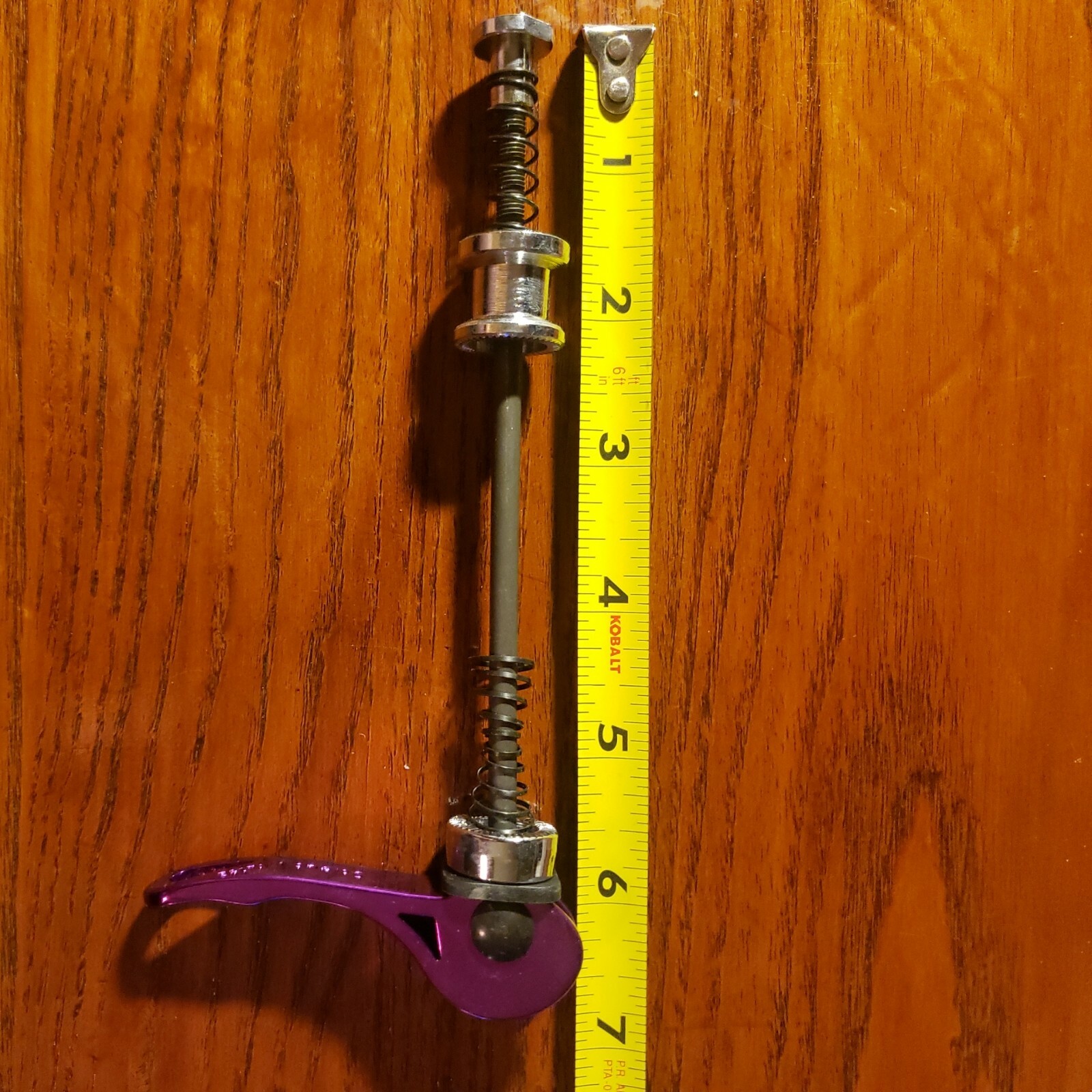Soleus Alloy Quick Release Front SKEWER Purple anadise